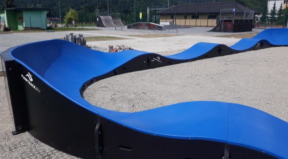 Piste cyclable Pumptrack en modules