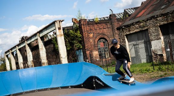 Piste cyclable Pumptrack en modules