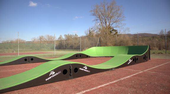 Pumptrack modulaire non stationnaire