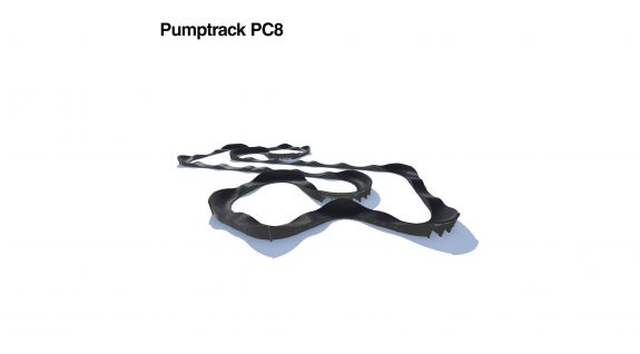 Pumptrack modulaire PC8