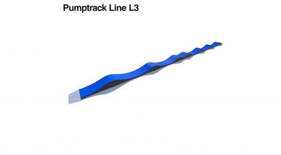Pumptrack modulaire non stationnaire