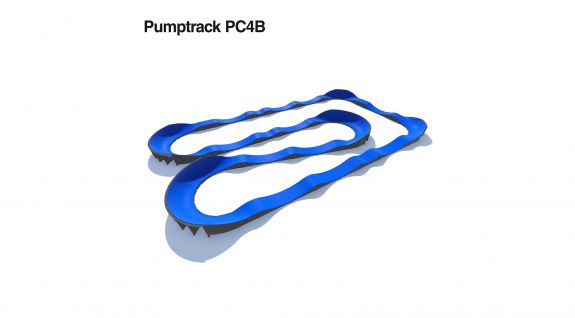 Piste cyclable Pumptrack en modules